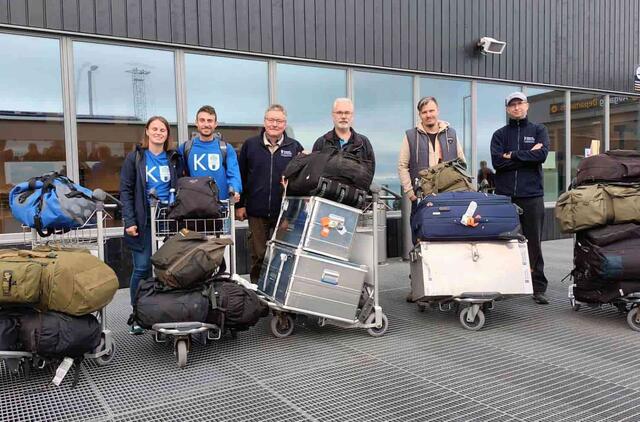 KU mokslininkų grupė išvyko į ekspediciją Arktyje