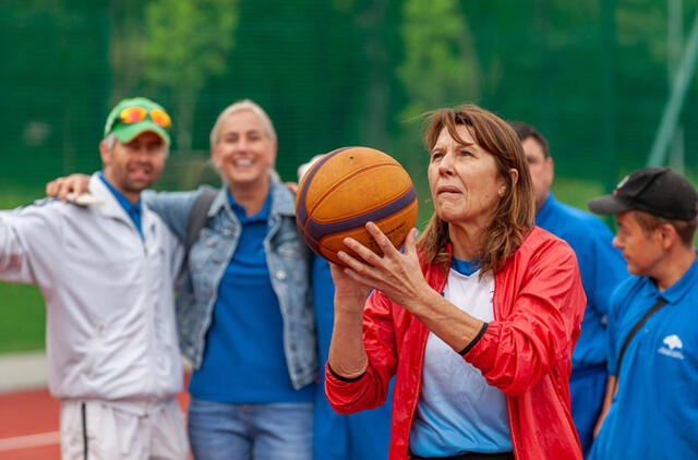 Neįgaliųjų sporto festivalio akimirka