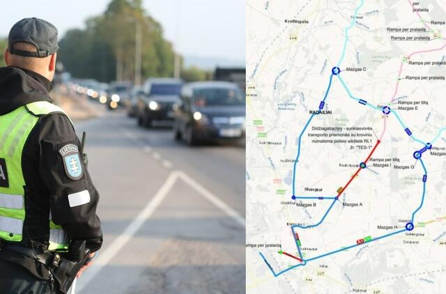 Milžinišką reaktorių per Lietuvą lydės policija