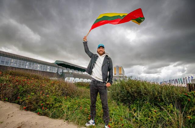 R. Jasiūnas PWA profesionalių burlentininkų lygos varžybose Ziulto saloje