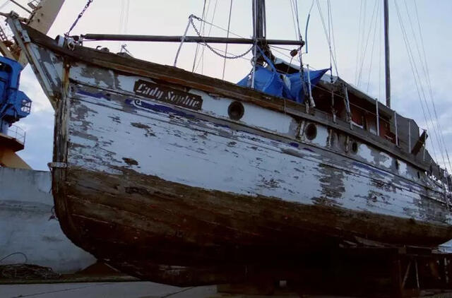 IEŠKOMA. Laivui „Lady Sophie“ sutvarkyti ieškoma finansavimo. Lietuvos marinistinės kultūros išsaugojimo centro nuotr.