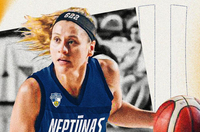 PASTIPRINIMAS. Kolumbietė Maria Delgado praėjusį sezoną rungtyniavo Argentinoje, o artėjantį sezoną vilkės Klaipėdos „Neptūno-Amberton“ marškinėlius. BC „Neptūnas“ nuotr.