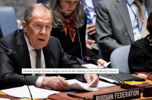 Lavrovas: Rusijos ir Šiaurės Korėjos santykiai pasiekė „naują, strateginį“ lygį