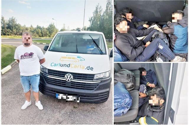 Migrantų prikimštą autobusiuką vairavęs vokietis suimtas dviem mėnesiams