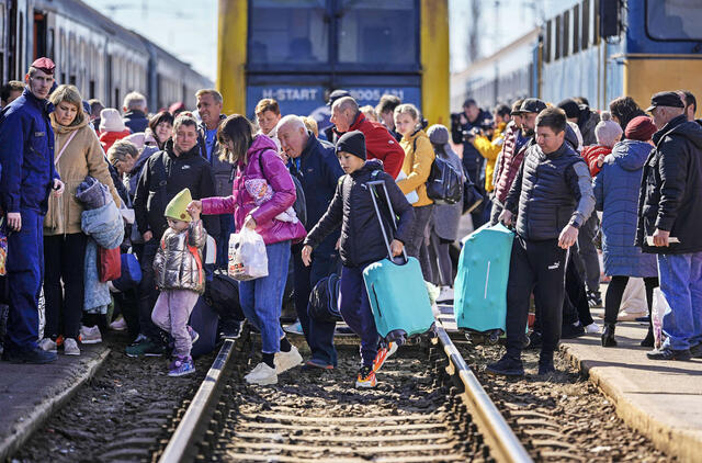 Vokietijoje oficialiai užregistruota daugiau nei 1 milijonas ukrainiečių pabėgėlių
