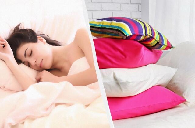 kodėl negalite miegoti ant dviejų pagalvių?