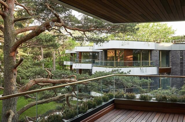 Pabaigtos poilsio apartamentų komplekso „Viešnagė“ statybos. Bendrovės nuotr.