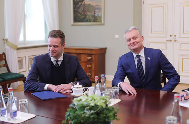 Gabrielius Landsbergis ir Gitanas Nausėda