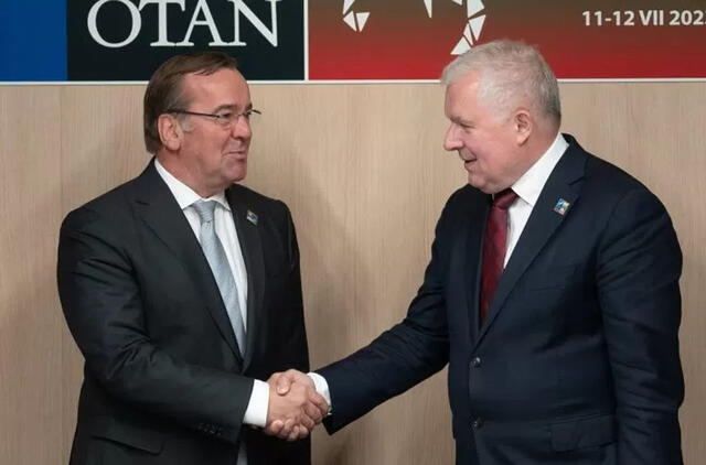 Anušauskas ir B. Pistoriusas pasirašys brigados dislokavimo Lietuvoje veiksmų planą