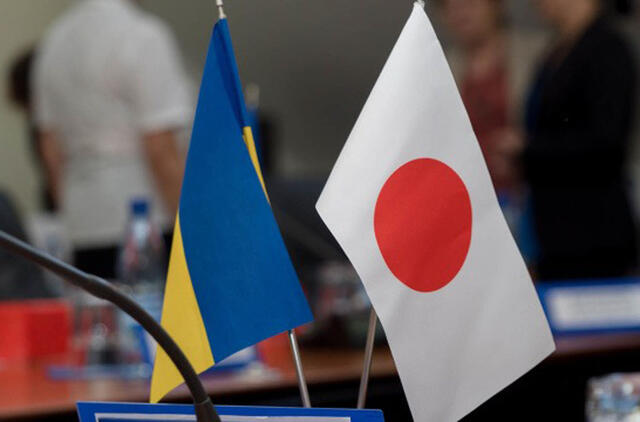 Japonija plečia dėl karo Ukrainoje Rusijai taikomas sankcijas