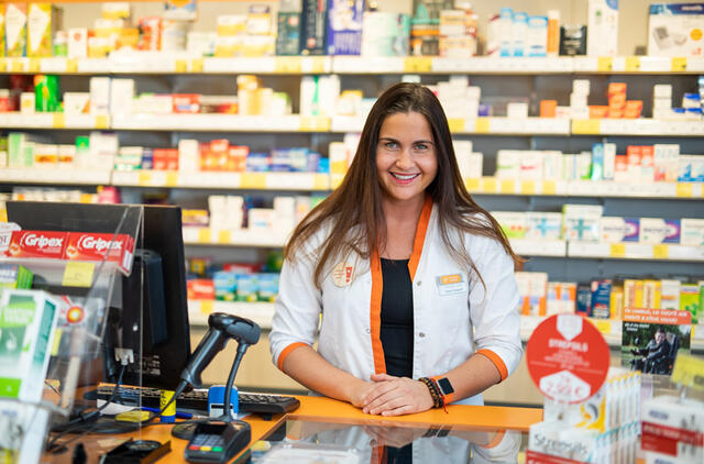 Gintarinės vaistinės vaistininkė Laura Vanagaitė.