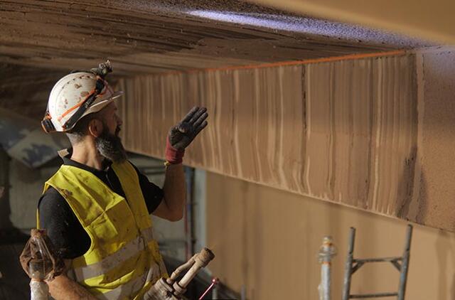 Kopijuojant vėjo ir smėlio peizažus, praktikuojantis Baltijos pajūryje, gimė idėjos Muzikinio teatro didžiosios salės akustiniam kiautui. UAB „Barzdoti vabalai“ nuotr.