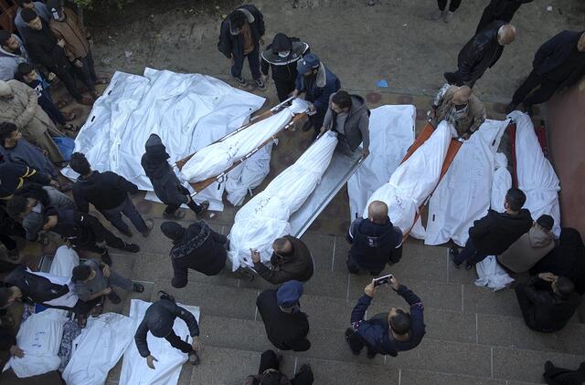 „Hamas“ vyriausybė Gazos Ruože: per karą jau žuvo mažiausiai 18 800 žmonių. EPA-ELTA nuotr.