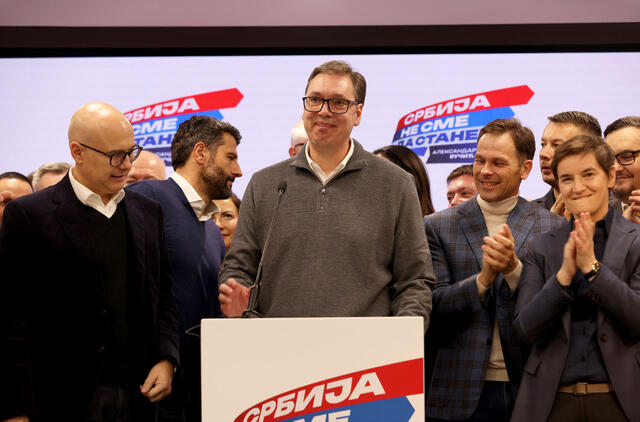 Serbijos prezidentas teigia, kad jo partija laimėjo parlamento rinkimus