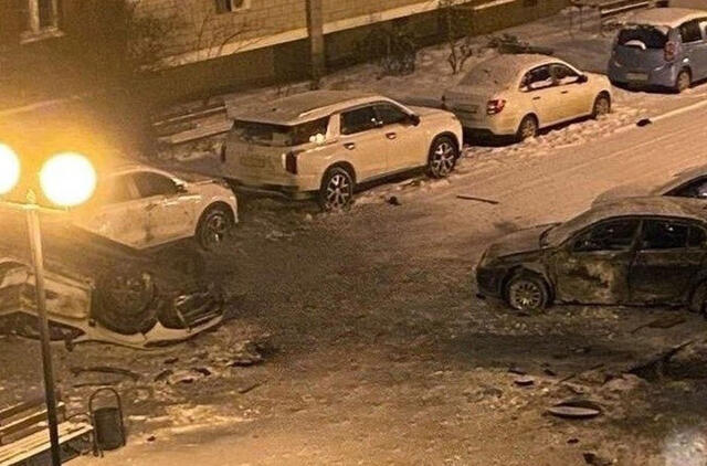 Vėl apšaudytas Rusijos pasienio miestas Belgorodas, virš Krymo numušti dronai