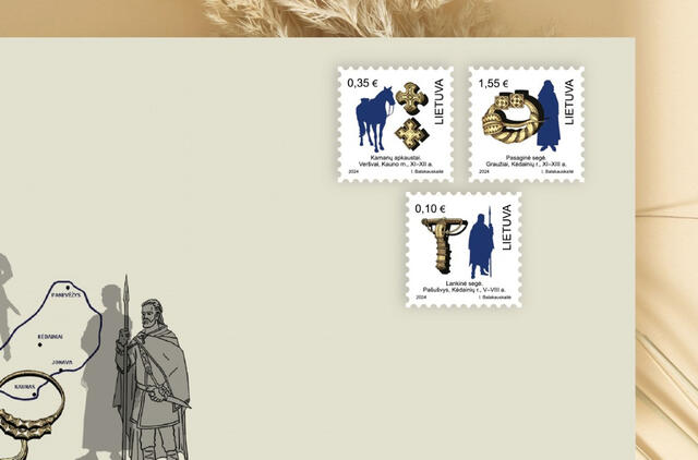 Lietuvos paštas išleidžia pašto ženklų seriją su archeologiniais radiniais