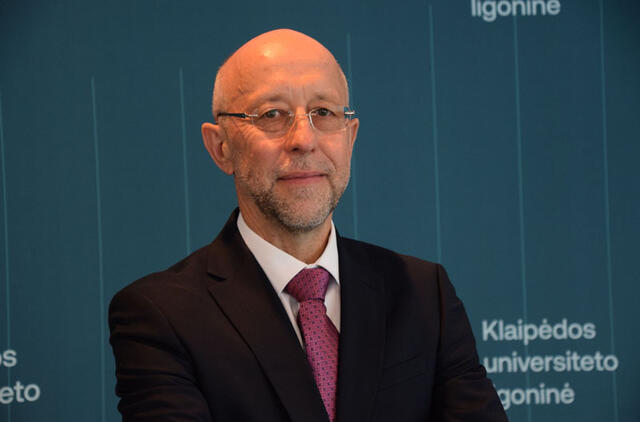 VADOVAS. Klaipėdos universiteto ligoninės generalinis direktorius dr. Audrius Šimaitis. KUL nuotr.
