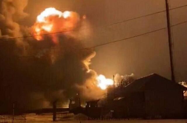 Gaisras naftos įmonėje