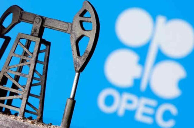 OPEC+ šalys pratęsė naftos tiekimo mažinimą iki birželio pabaigos