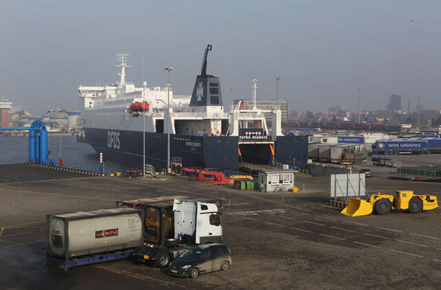 SITUACIJA. CKT pajėgumas - 7 mln. tonų krovinių per metus. 2023-iaisiais jame buvo perkrauta 4,9 t ro-ro krovinių.