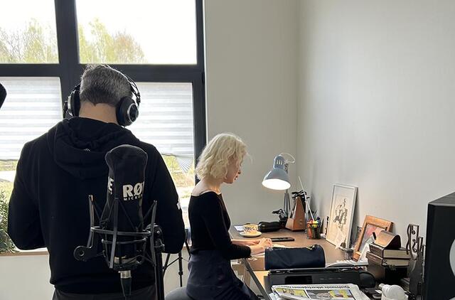 Įrašų procesas. Asmeninio albumo nuotr.