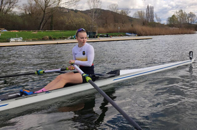ARTI MEDALIO. Gabrielė Kanciūtė liko per plauką nuo medalio - ketvirta. Tomo PALUŠKOS nuotr.