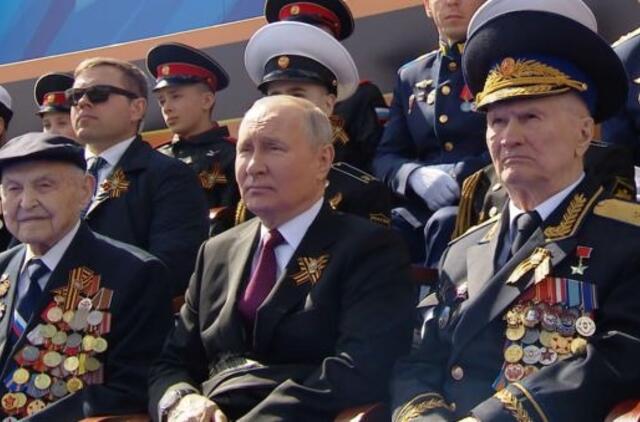 Putinas pergalės parade