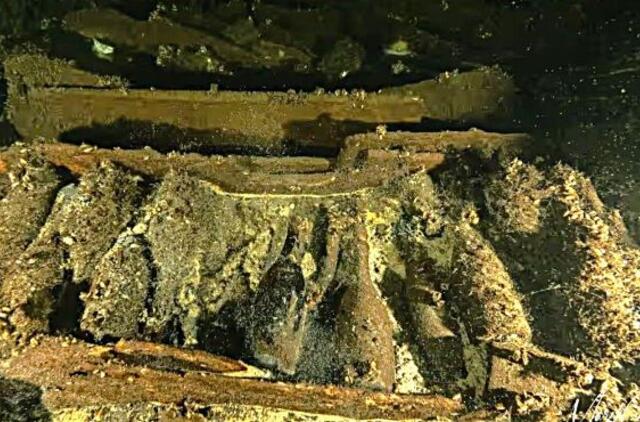 Baltijos jūroje rastas sudužęs laivas