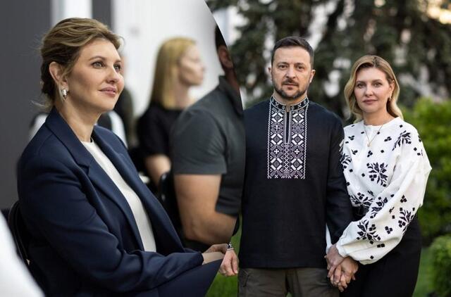 Volodymyras ir Olena Zelenskiai