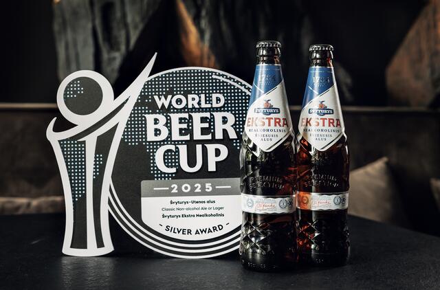 „Švyturys Ekstra Nealkoholinis“ laimėjo sidabrą Pasaulio alaus taurės apdovanojimuose JAV.