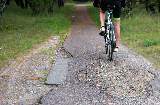 Dviračių takas Smiltynėje - tik akyliausiems