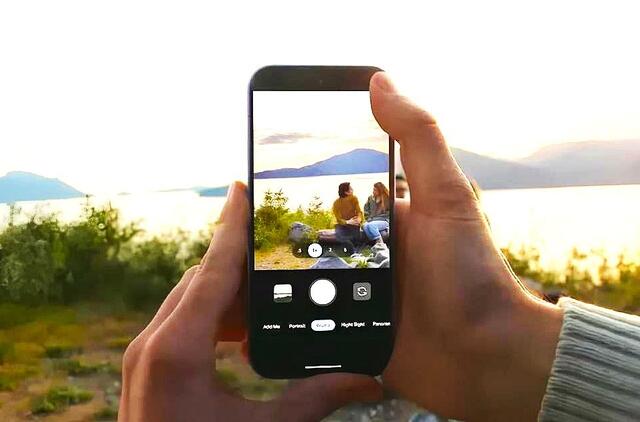 „Android“ išmaniųjų telefonų kameros