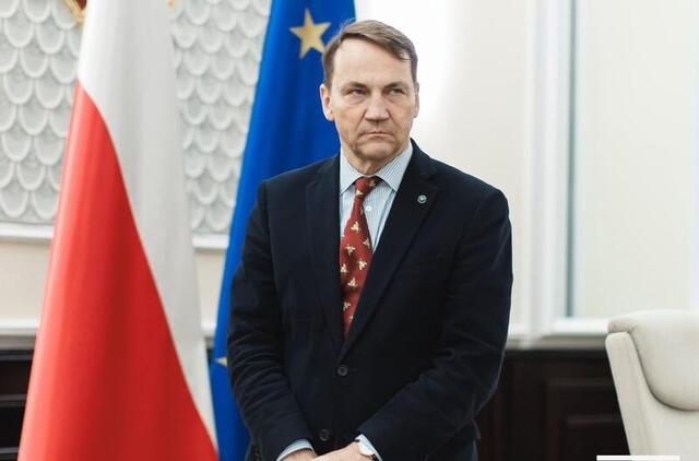 Lenkijos užsienio reikalų ministras Radoslavas Sikorskis
