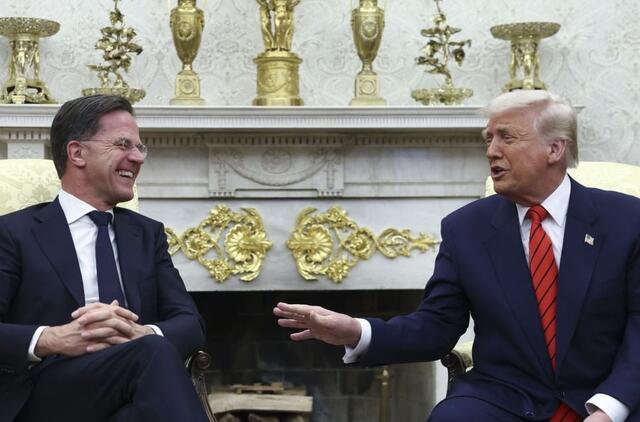 Markas Rutte'as ir Donaldas Trumpas