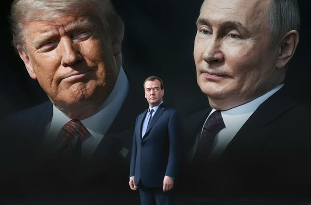 Trampas, Medvedevas, Putinas