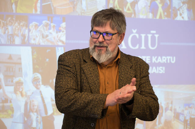 Lietuvos jūrininkų sąjungos pirmininkas Aleksandras Kaupas