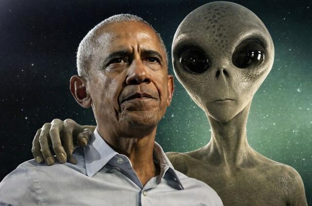 Barakas Obama dar kartą pakurstė diskusijas apie ateivius