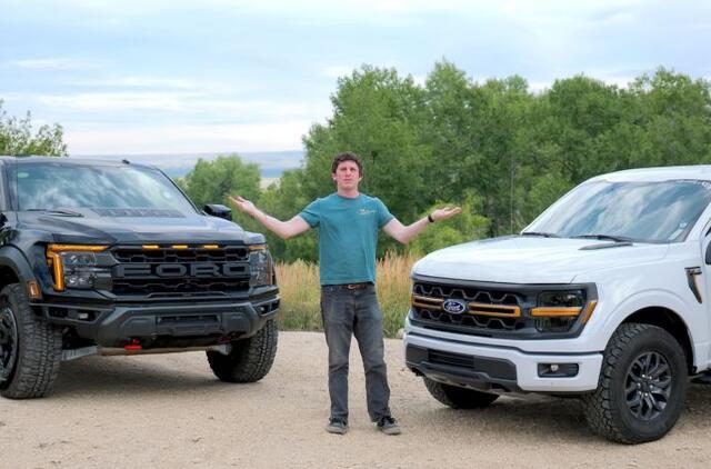 „Ford F-150 Tremor“ prieš „Raptor“