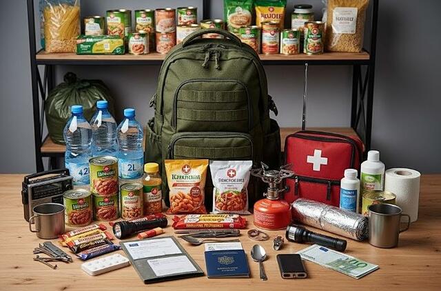 Pasitikrinkite, ar jūsų namų atsargose yra viskas, ko reikia krizės atveju
