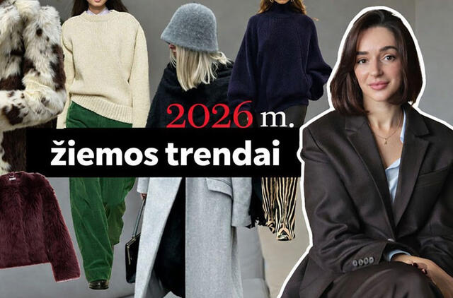 Jaukumas ir tendencijos: ką diktuoja 2026 metų žiemos mada