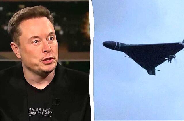 Muskas pareiškė, kad prieš „Shahedus“ „Starlink“ pavyksta kovoti