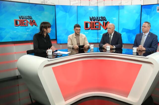 Laidos „Nauja diena" dalyviai