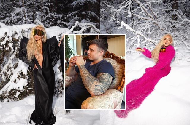 Oskana Pikul su broliu Jonu Baronu