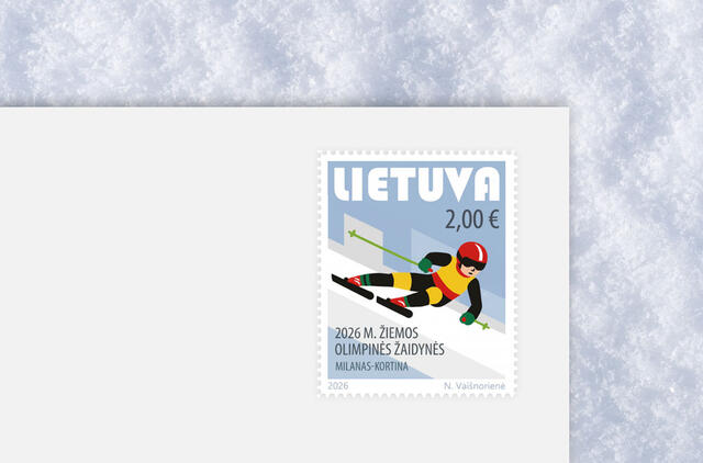 Lietuvos paštas pristato pašto ženklą žiemos olimpinėms žaidynėms