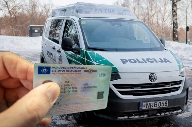 Policija, vairuotojo pažymėjimas