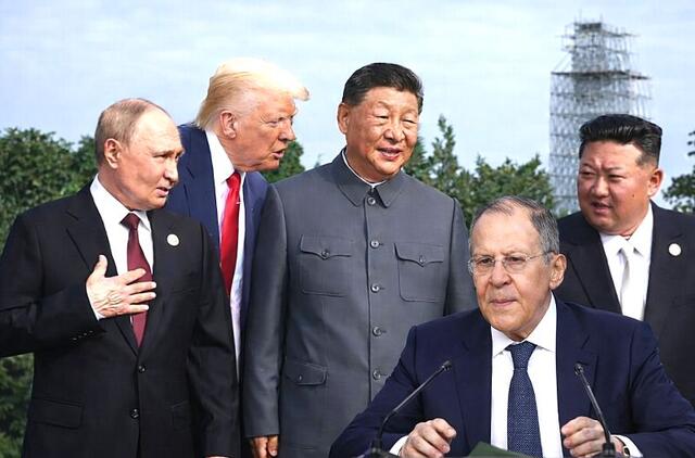 Politinės figūros lauko renginyje