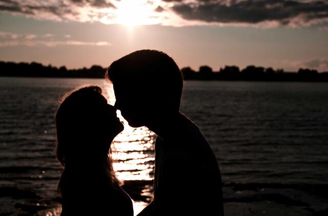 Pora, siluetas, meilė santykiai