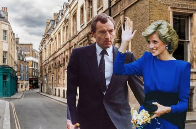 Princesė Diana ir Barry Mannakee Londone