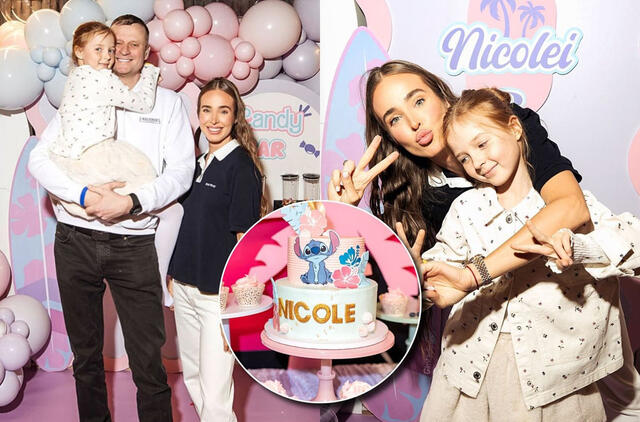 Viktorija Siegel dukrai surengė įspūdingą gimtadienio šventę