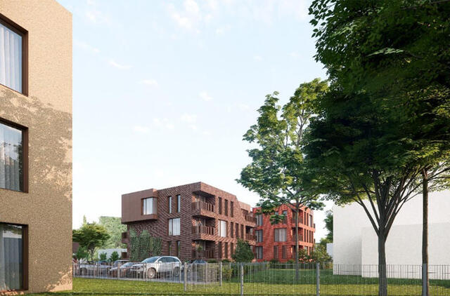 Pirmoji Melnragė, statybos